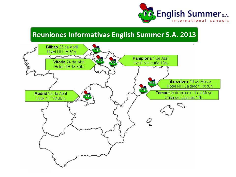 reuniones informativas English Summer S.A.
