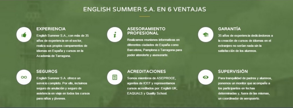 ventajas English Summer